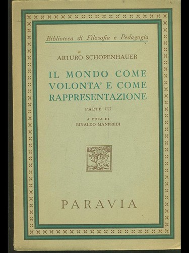 Mondo come volonta e - mondo,