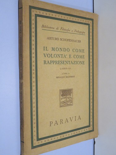 Mondo come volonta - il,
