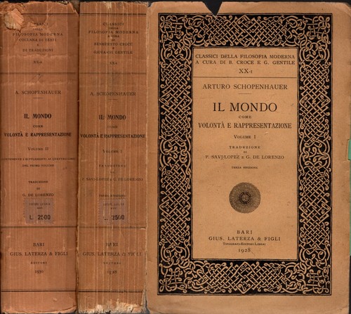 Mondo come volonta e - il,