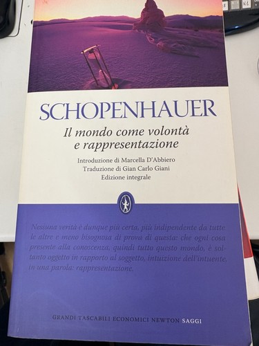 Schopenhauer mondo come - il,