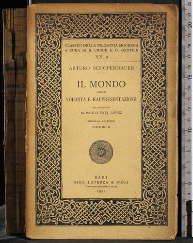 Mondo come volontà e - il,