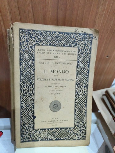 Schopenhauer mondo come - a.,