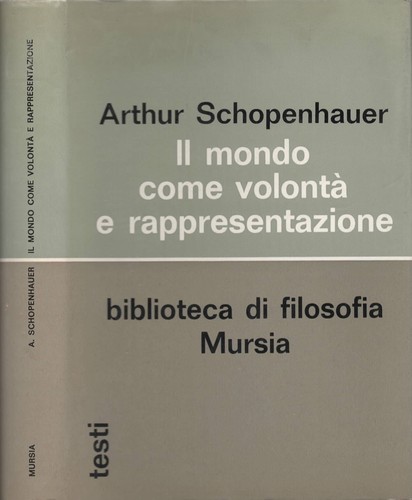 Schopenhauer il mondo come - a.:,