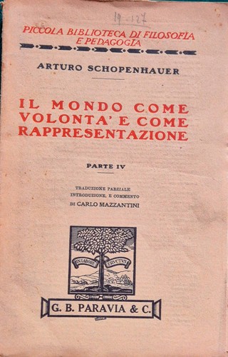 Mondo come volontà - come, e